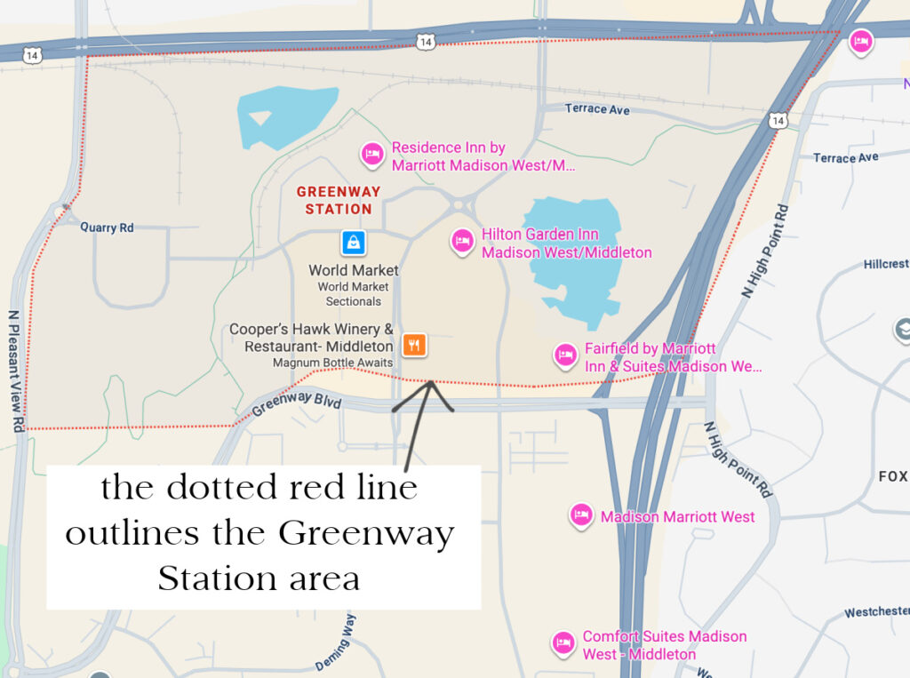 middleton wisconsin greenway station map.